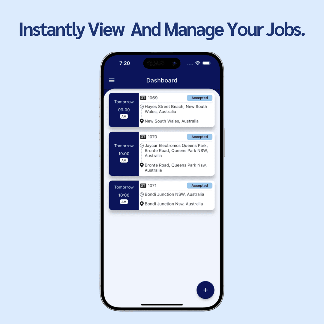 Instant Job Updates for Drivers